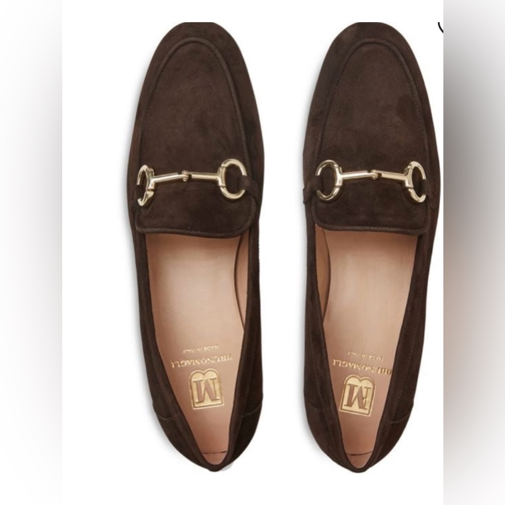 NWOB BRUNO MAGLI
Luna Suede Bit Loafers sizes 7.5 original price $350